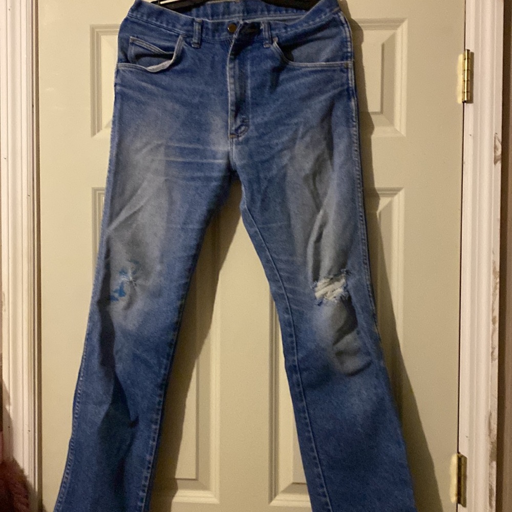Wrangler work worn jeans